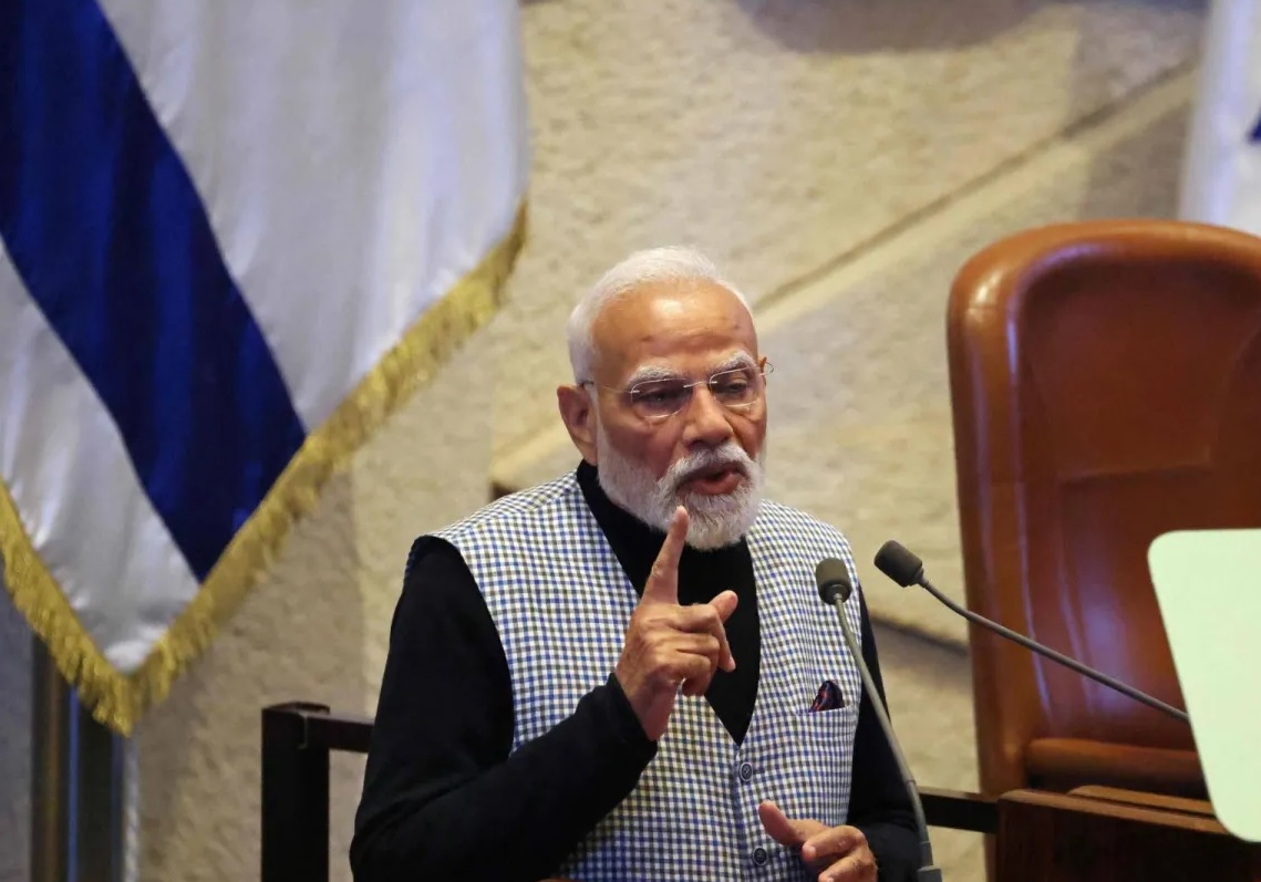 أول رئيس وزراء هندي يتحدث أمام الكنيست.. ماذا قال مودي؟